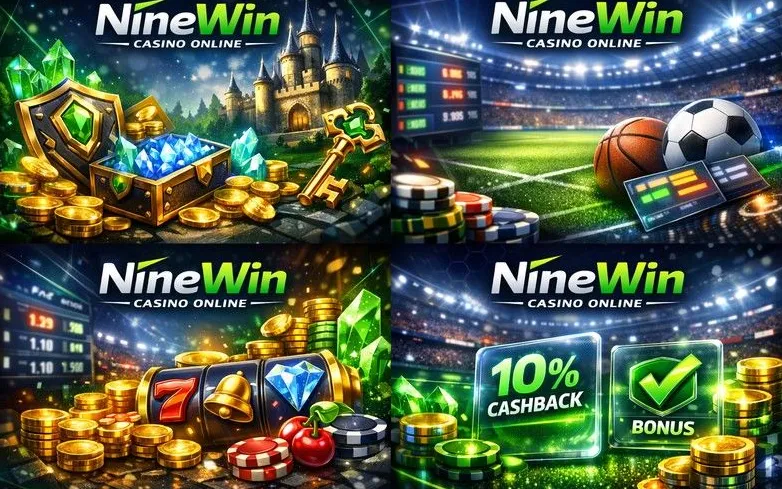 NineWin withdrawal page hero banner